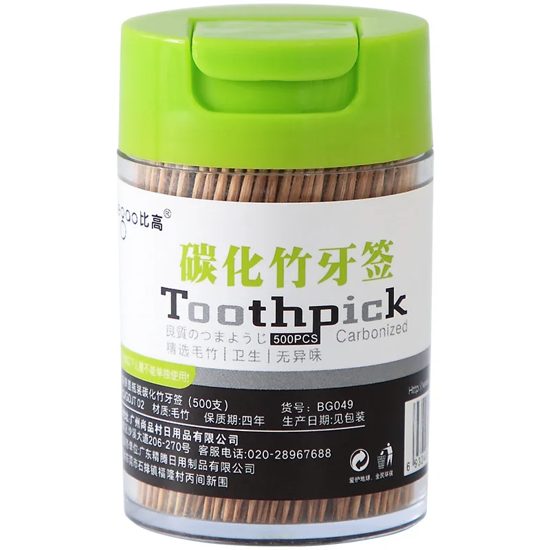 

Disposable Toothpick, Household And Commercial, Made Of Carbonized Bamboo, Mould Proof Fruit Stick, Portable Restaurant, Bulk To