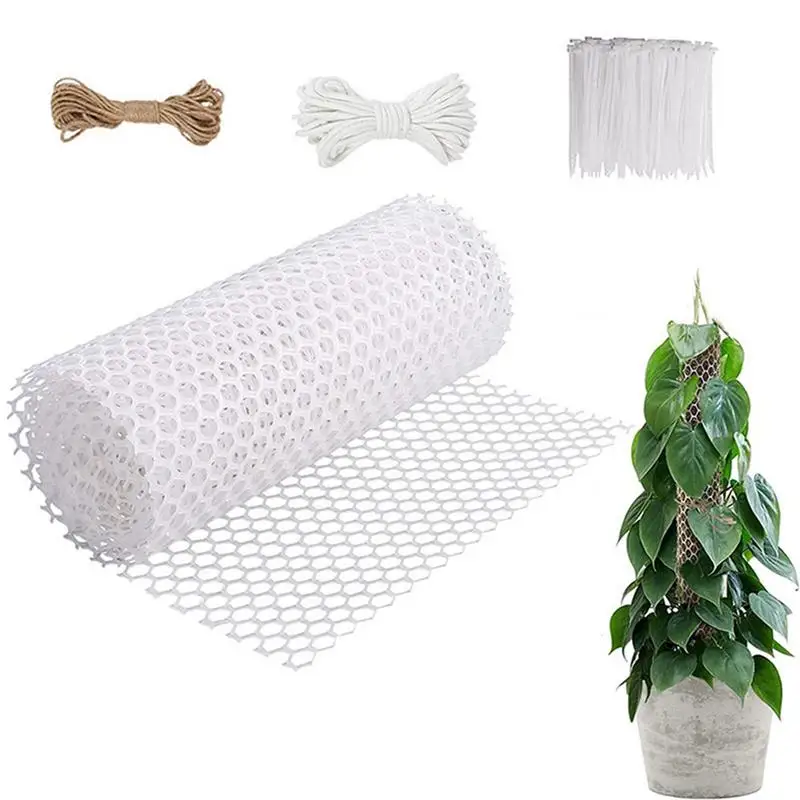 

DIY Moss Monstera Pole Mesh Plant Climbing Column Sphagnum Moss Pole Plants Growing Support Stand Bendable Plant Support Sticks