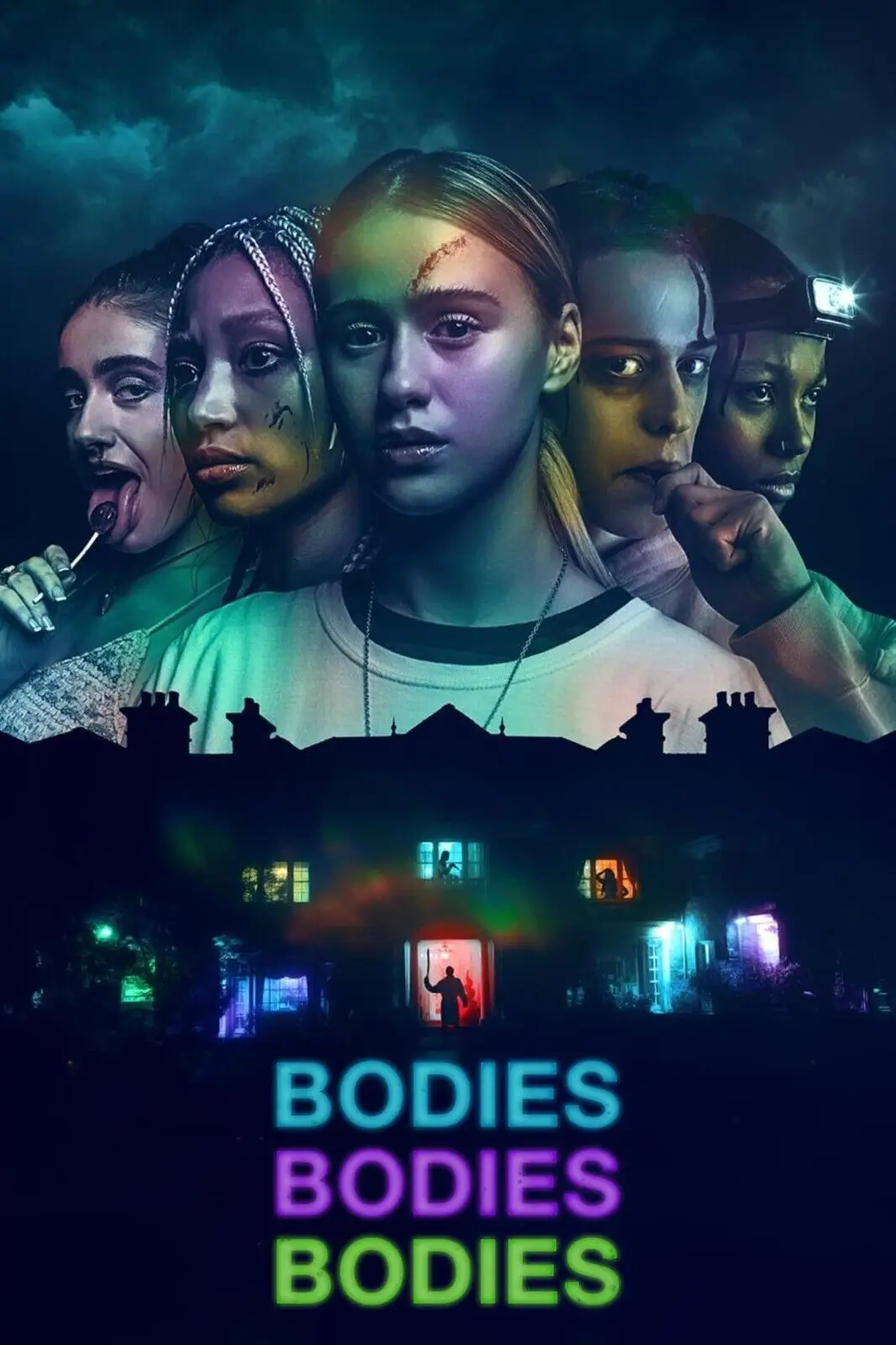 

Bodies Bodies Bodies 2022 Movie Print Art Canvas Poster for Living Room Decoration Home Wall Decor Picture