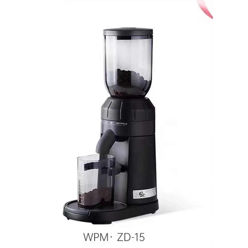 Welhome ZD-15 Grinder Electric Italian Coffee Grinder Commercial Automatic Mill Cold Brew Coffee Maker Stainless Steel 150W