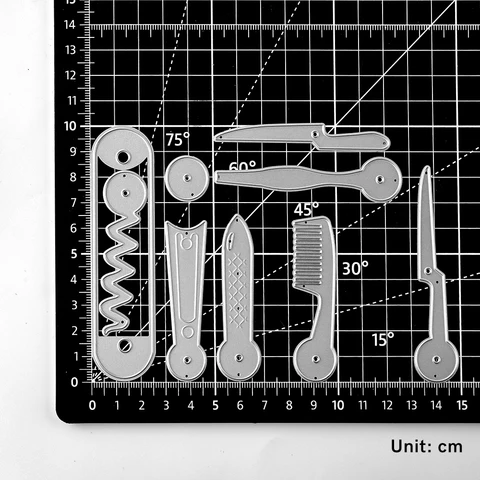 Набор небольшой посуды, ручные инструменты, металлические режущие штампы для «сделай сам», скрапбукинг, нож для бумаги, лезвие формы, перфоратор, трафареты, диаметр 2022