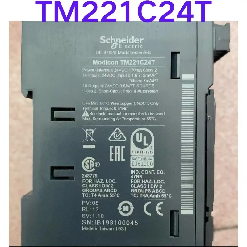 Second-hand test OK Programming Controller TM221C24T