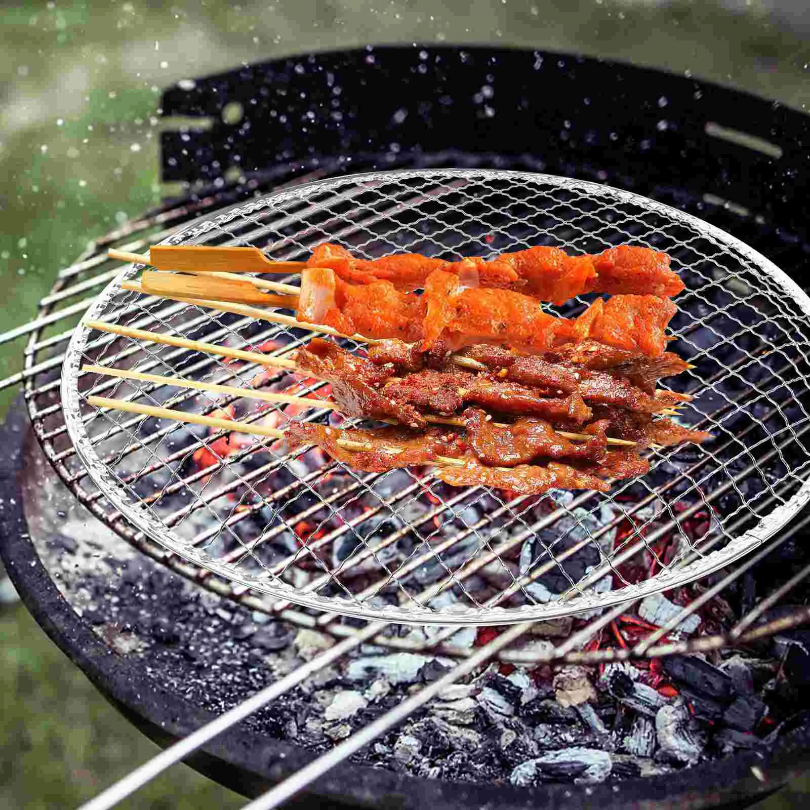 

Grill Barbecue Mesh Bbq Outdoor Rack Mats Net Wire Mat Stainless Pads Racks Steel Galvanized Grid Picnic Cooling Cake Baking