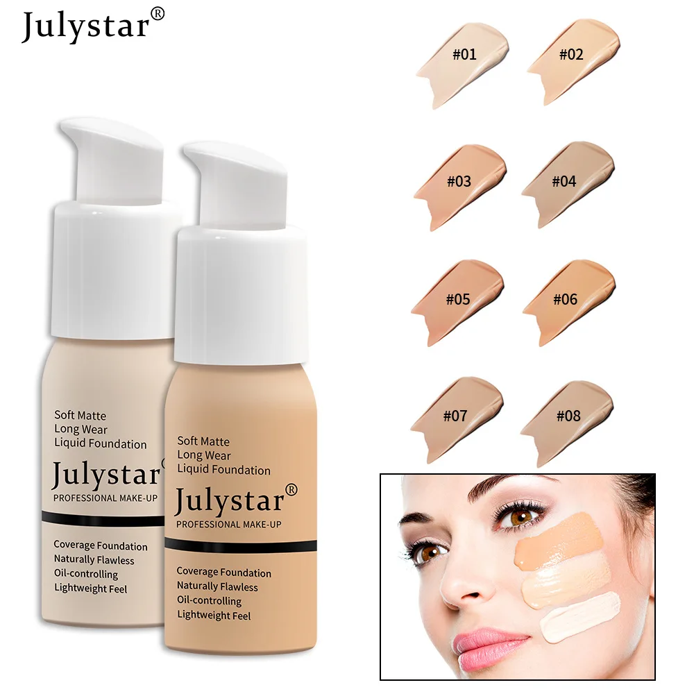 Julystar стойкий консилер для контроля жирности не снимает макияж увлажняет жидкую