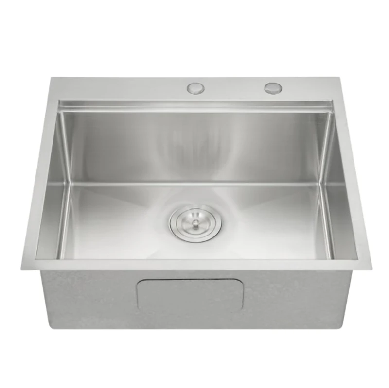 

Modern Style Above Counter Apartment Size Stainless Steel Kitchen Sinks