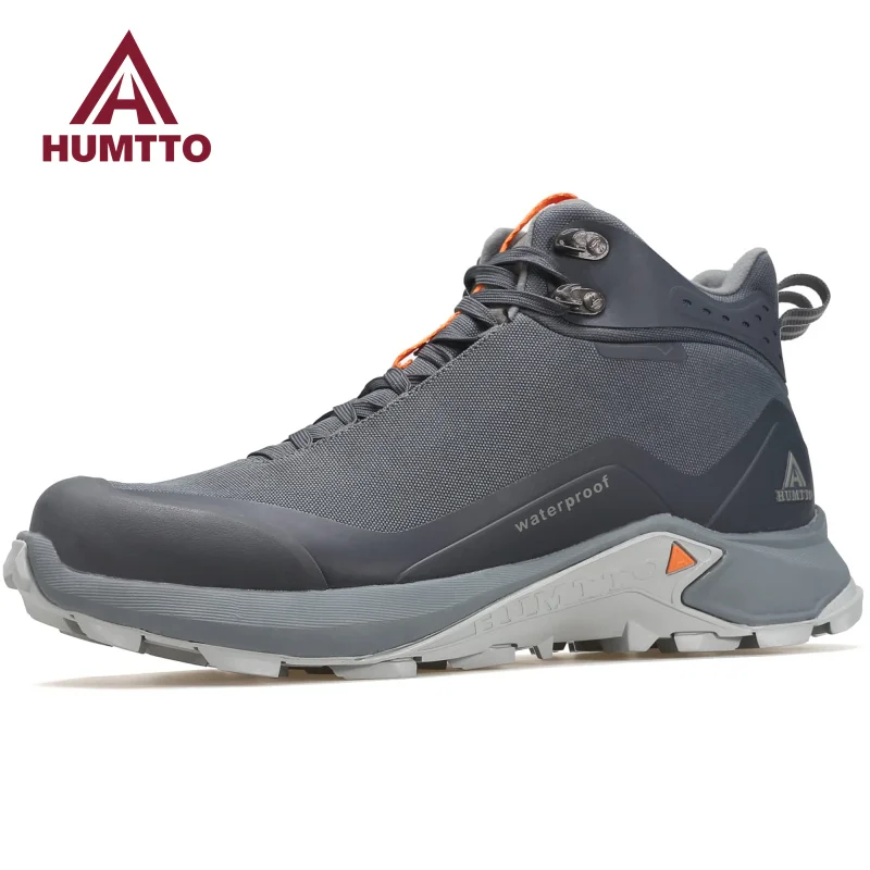 HUMTTO Waterproof Hiking Ankle Boots Winter Sports Trekking Shoes for Men Luxury Designer Outdoor Climbing Hunting Mens Sneakers