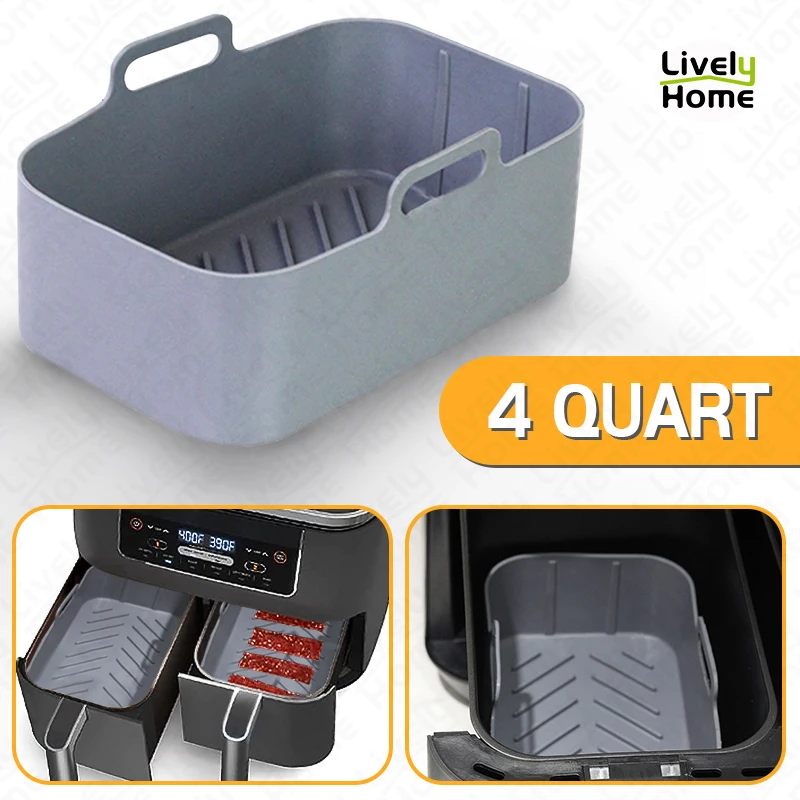 2 шт. силиконовые подносы для жарки корзины |