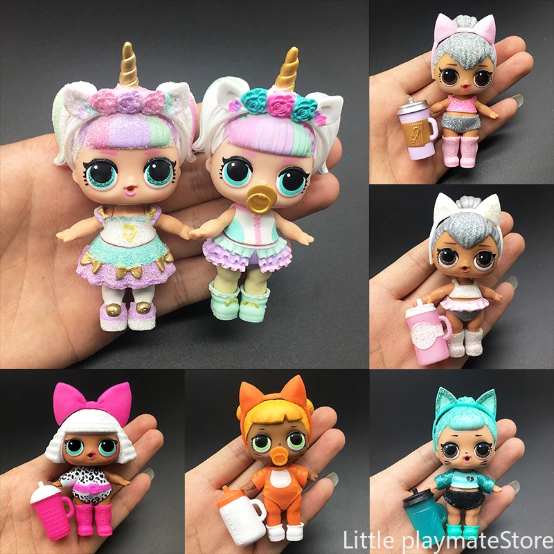 LOL Toy Flash Action Figures Dolls Lights Glitter Neon Series Girl Christmas Birthday Gift
