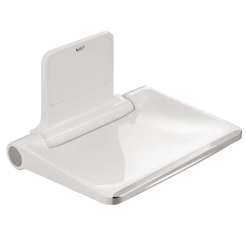 

Bathroom Folding Stool Bath Stool Toilet Elderly Bath Wall Hanging Stool Bathroom Bath Seat Shoe Changing Stool Bearing 200kg