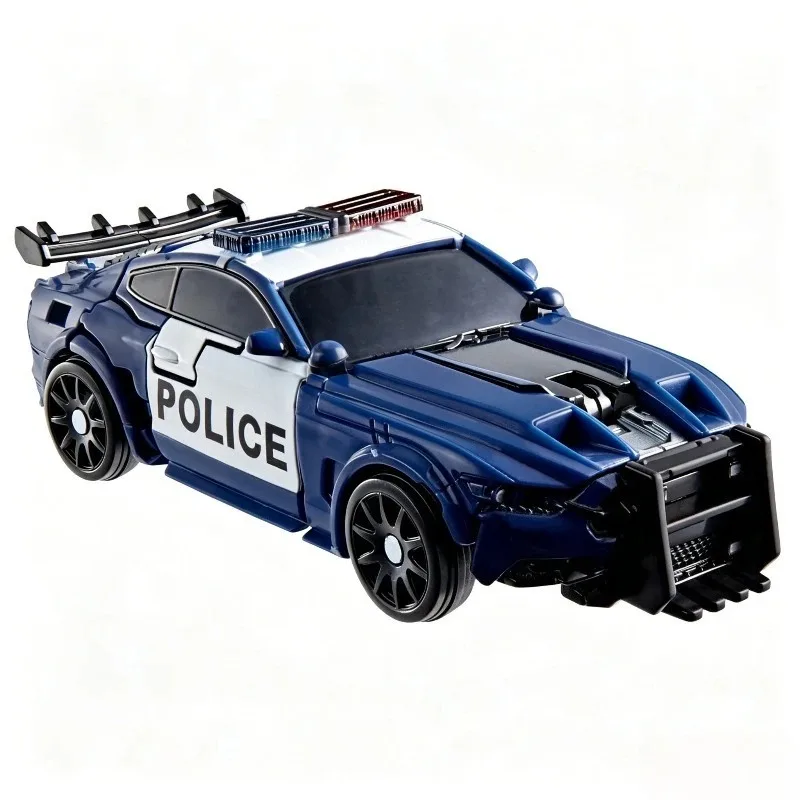 Фото В наличии: Коллекционная фигурка робота-трансформера Barricade класса Deluxe из серии Hasbro Transformers Classic Movie, подарок для хобби, декоративное украшение №5