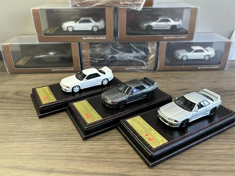 IG 1:64 GTR R32 CRS JDM имитация ограниченный выпуск смолы Металл статическая модель