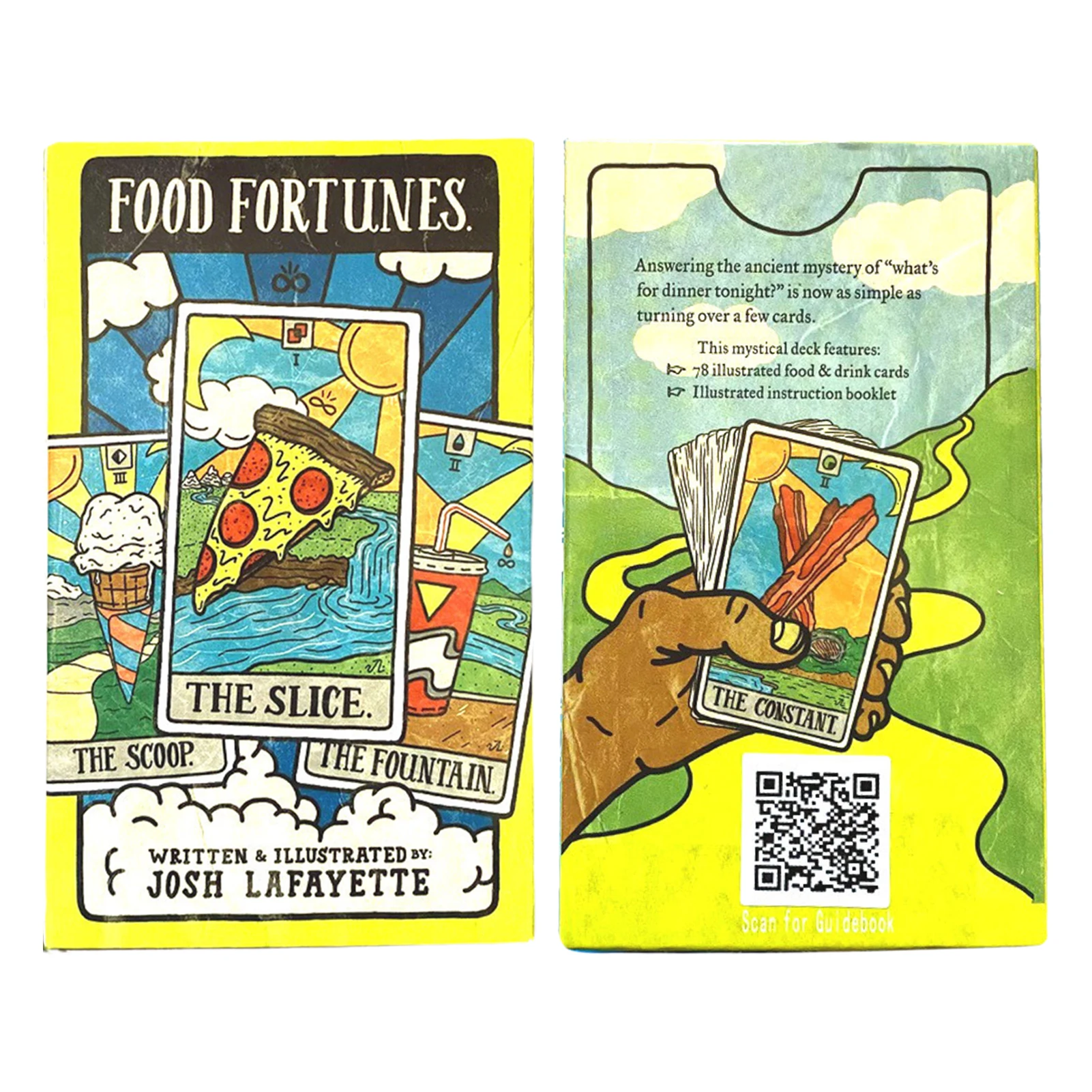 

New The Food Fortunes Tarot Cards And Guidance Divination Deck Entertainment Parties Board Game Tarot Cards Deck Party Playing