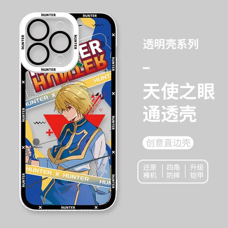 Фото Чехол для телефона Full Time Hunter Apple 16 с рисунком аниме iphone 15 pro max для 12 Killua 14 Pro, новый чехол для телефона XSMAX, праздничный подарок kawaii №4