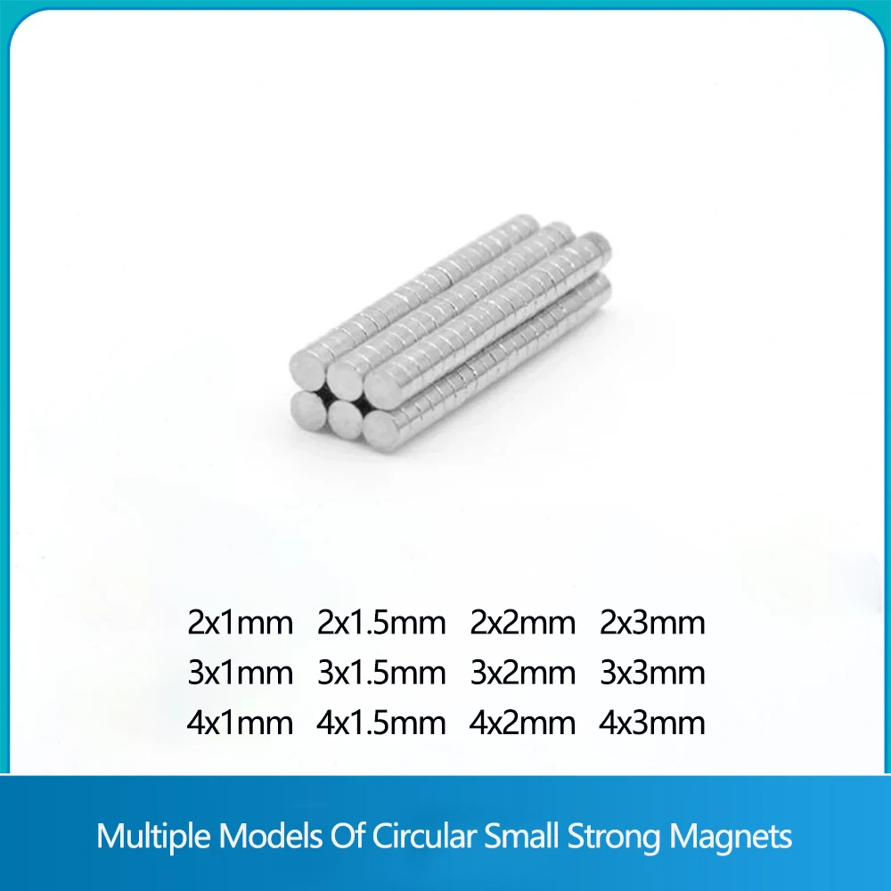 Мощный круглый магнит 4х2мм для холодильника, офиса, DIY 2х1,5 2х2 2х3 4х2 4х3 2*1