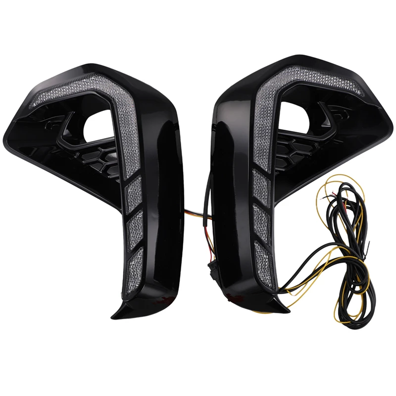 Передние светодиодные DRL дневные ходовые огни для Toyota Hilux 2024 2025 противотуманные