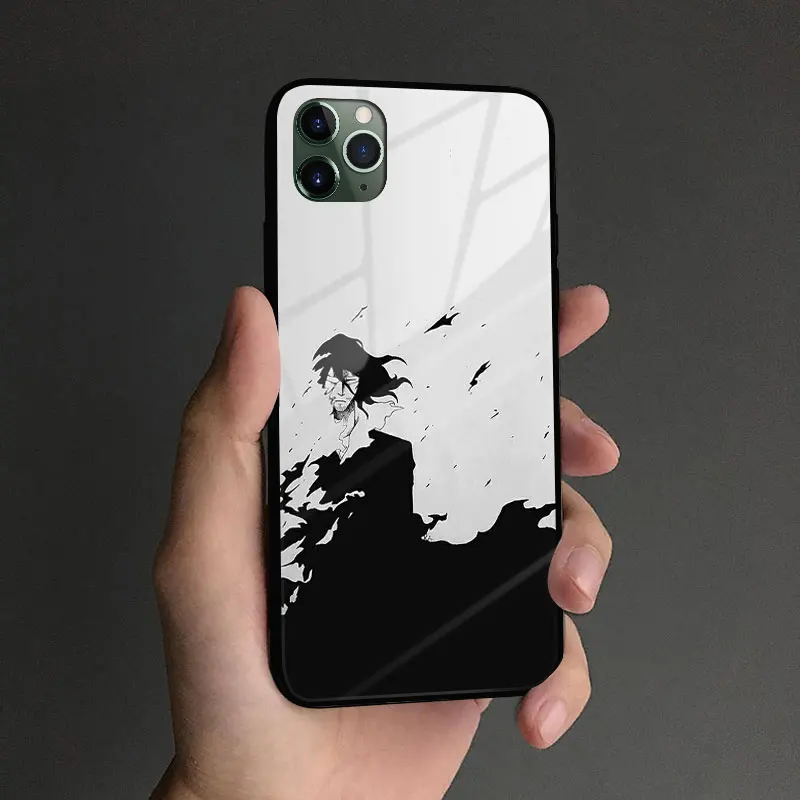 Zangetsu Отбеливатель Аниме игра стекло Мягкий силиконовый чехол для телефона iPhone SE