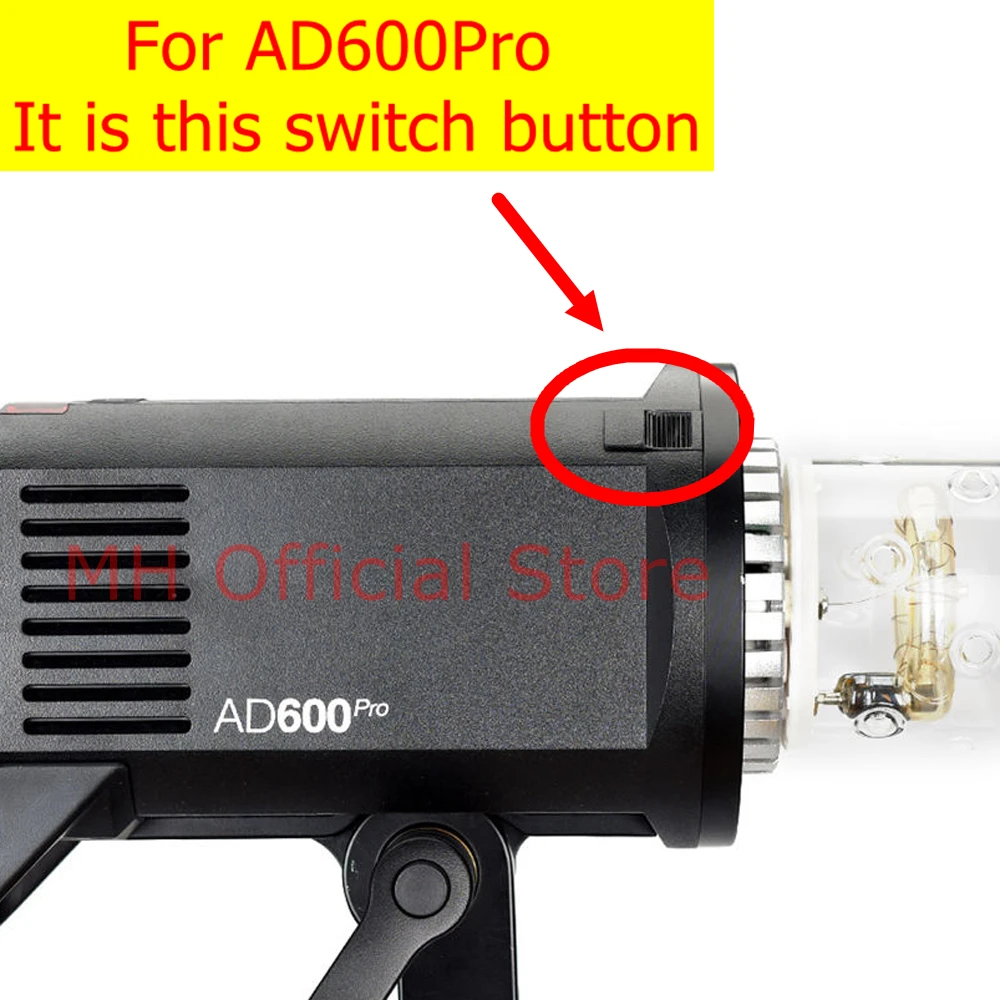 

Новинка для Godox AD600Pro AD600 PRO переключатель кнопка блокировки модификатор байонетное крепление Witstro студийная вспышка Стробоскопическая скорость