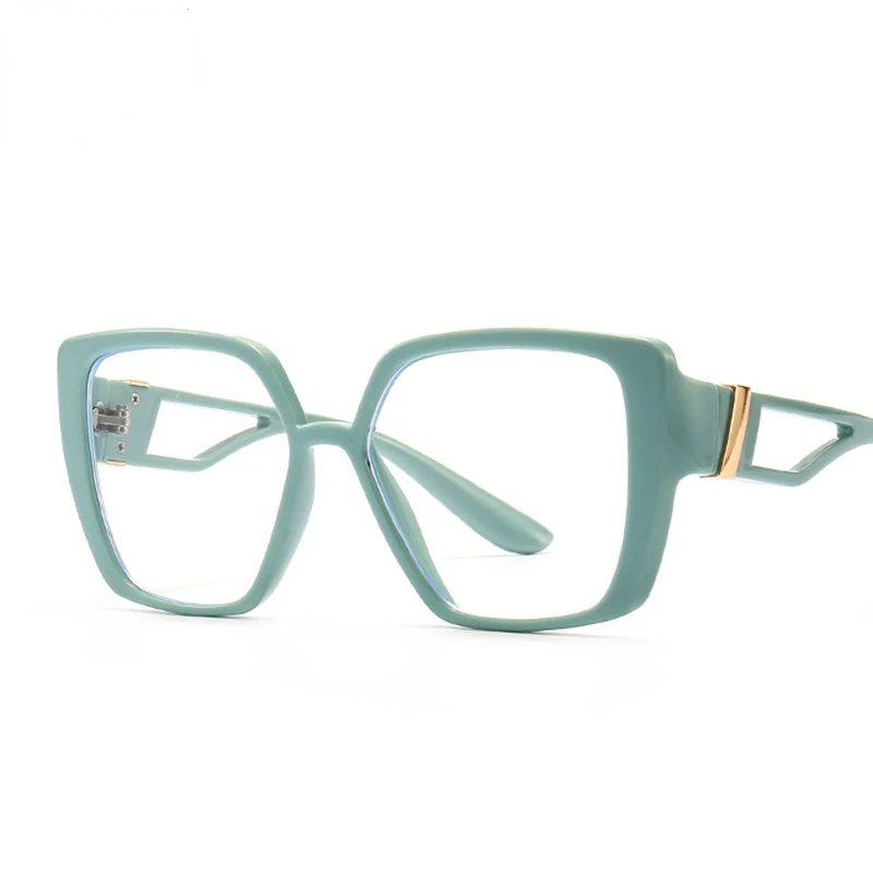 

Square Computer Glasses Women Oversized Blue Light Blocking Glasses Men Eyeglasses Men UV400 Fashion Eyewear Optical Frames