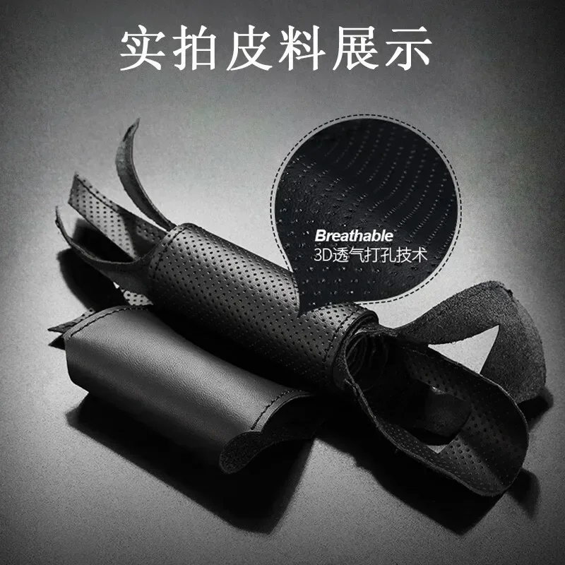 Кожа для Volkswagen VW ID4 Crozz Tiguan Tharu X Magotan Passat Teramont Ручное шитье аксессуары автомобиля