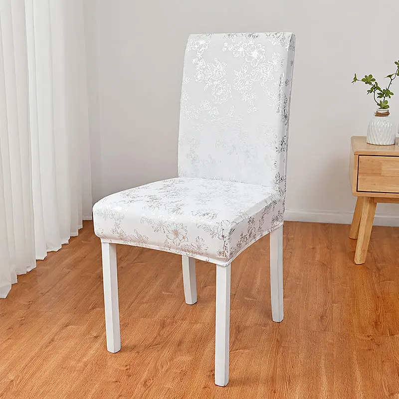 Бронзовые чехлы на стулья для столовой накладка стул эластичные сиденья из