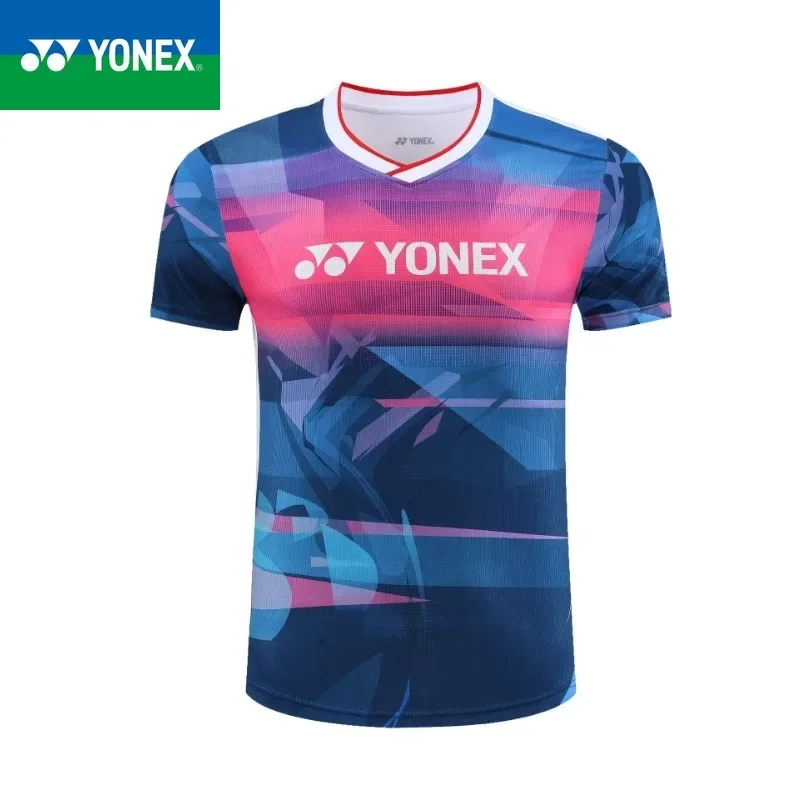 Одежда для бадминтона YONEX одежда соревнований унисекс бега Быстросохнущий топ с