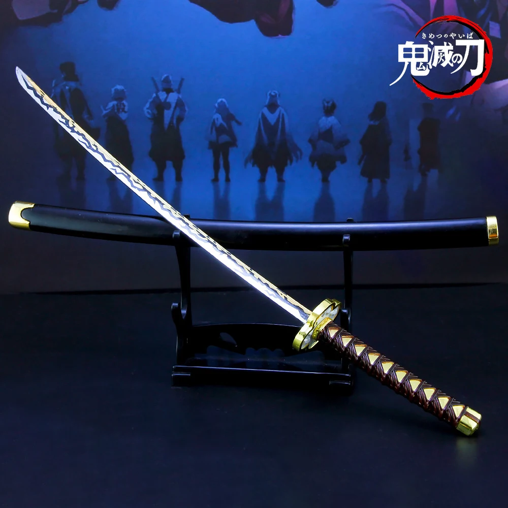 

Demon Slayer Anime Weapon Sword Model Kaigaku Nichirin Blade Model Samurai Sword Royal Japanese Katana Spade Vere Toys for Boys