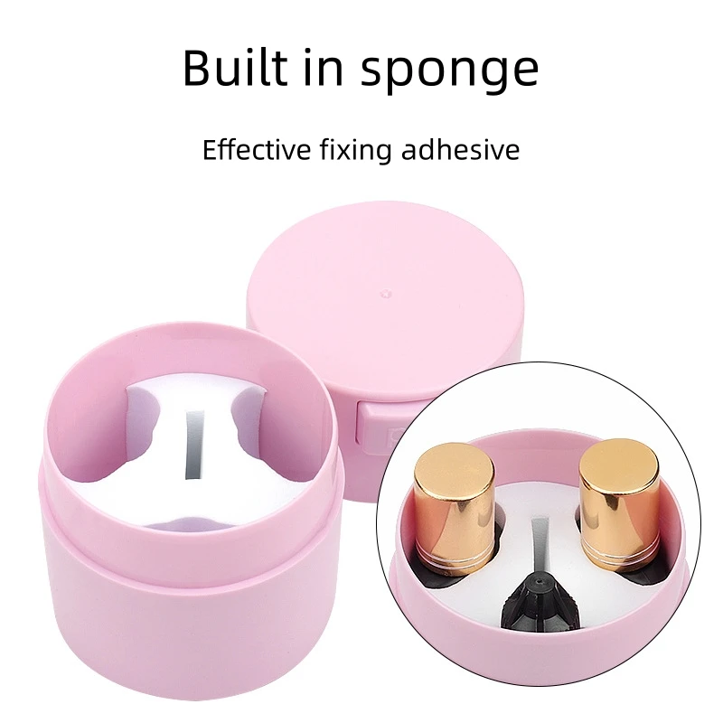 Контейнер для хранения клея ARISON розовый белый черный серый дизайн с