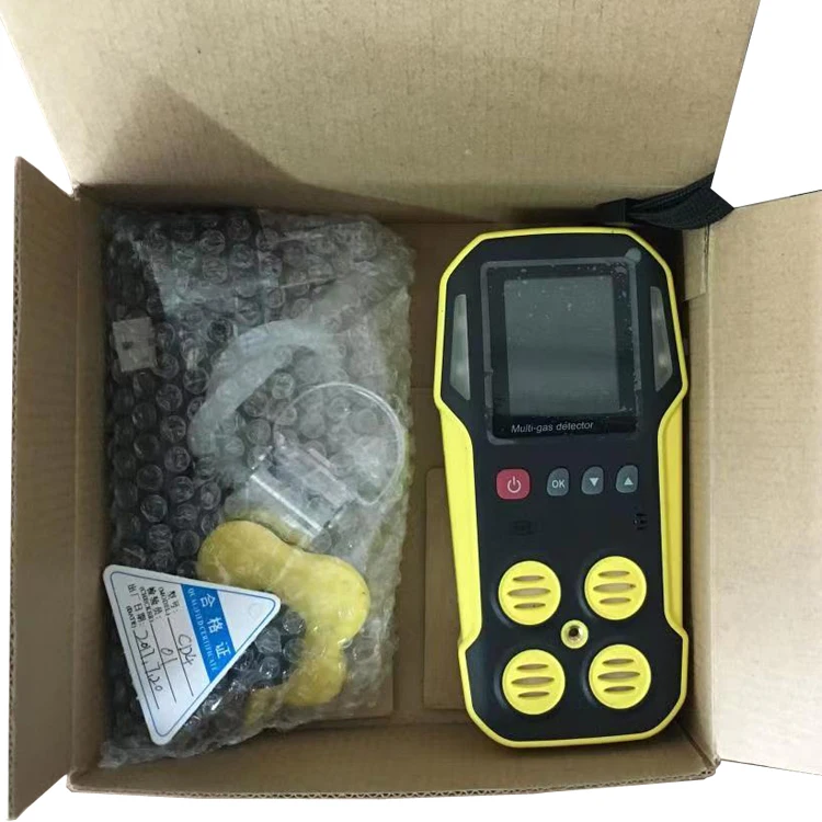 Mobile Combustible gas detection instrument LEL/H2S/CO/O2 up to 5 multi-gas leak detector for high risk areas enlarge