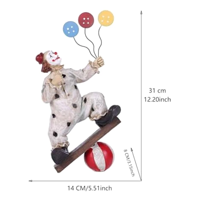 Креативные цирковые статуи клоунов украшения домашний декор скульптура из смолы
