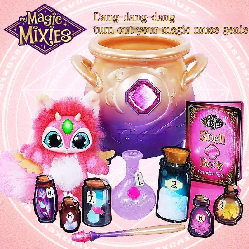 

Magic Pot Toys Pink Magic Mixies Sounding Light-emitting Interactive Toys Electric Pot Sprayer Surprise Pets Kids Christmas Gift