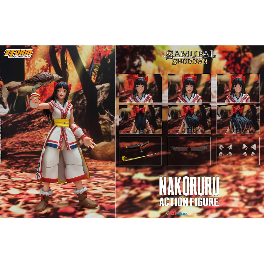 

Storm Toys Nakoruru - Samurai Shodown 6 Inches Action Figure Collection Model Toys Gift for Children