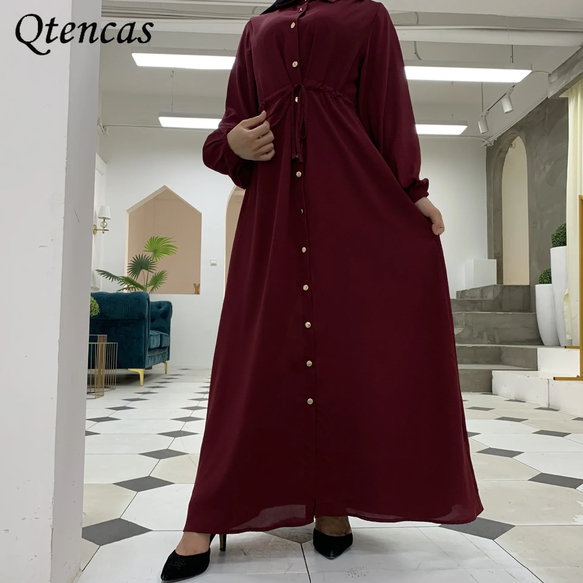 ИД ислама платья Абая для женщин Абая Дубайский хиджаб мусульманское платье Турция Кафтан халат Musulmans Исламская одежда Vestidos Largos