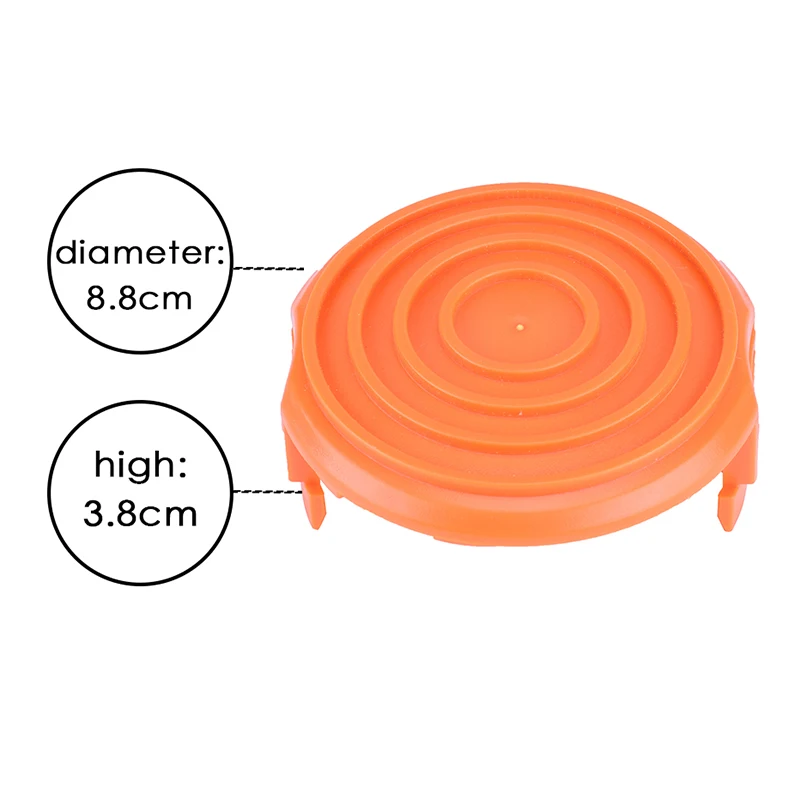 

Cutting Spool Line Plastic Nylon Tools Replacement Grass Cutter Cover Protective For Worx 50019417 WG105-WG118