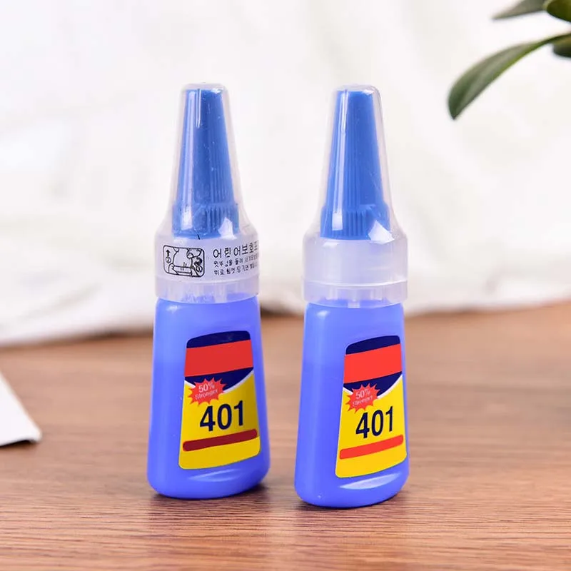 20g Super Strong Liquid 401 Glue Instant Strong Glue For Bond Leather Wood Rubber Metal Adhesive DIY Jewelry Making Accessories