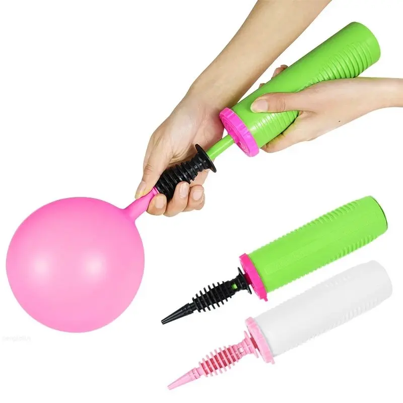 

Portable Balloon Pump High Quality Hand Push Air Pump Plastic Balloon Accessories Birthday Party Decor Supplies Decoration Tools
