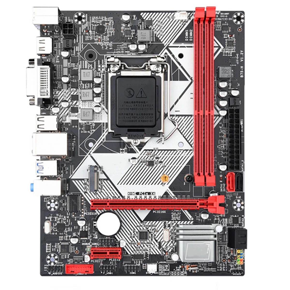 B75-H Материнская плата для настольного компьютера LGA1155 USB3.0 Поддержка до 16 ГБ DDR3 RAM