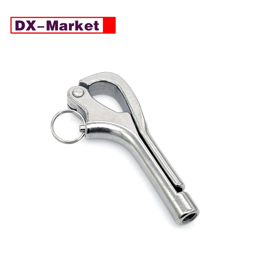 Клеммы для троса из нержавеющей стали 316, быстросъемные крючки для натяжения кабеля M6 M8 M10, J053