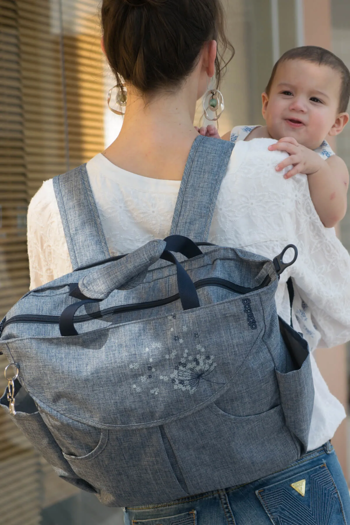 

Sumo городские джинсы синие/крутые Детские рюкзаки сумочки игрушки светильник маленькие дети новое ежедневное использование