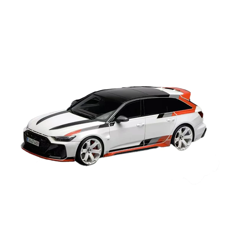 Фото MH 1:18 для RS 6 Avant GT, модель автомобиля из смолы, коллекция орнаментов, подарочная игрушка №1