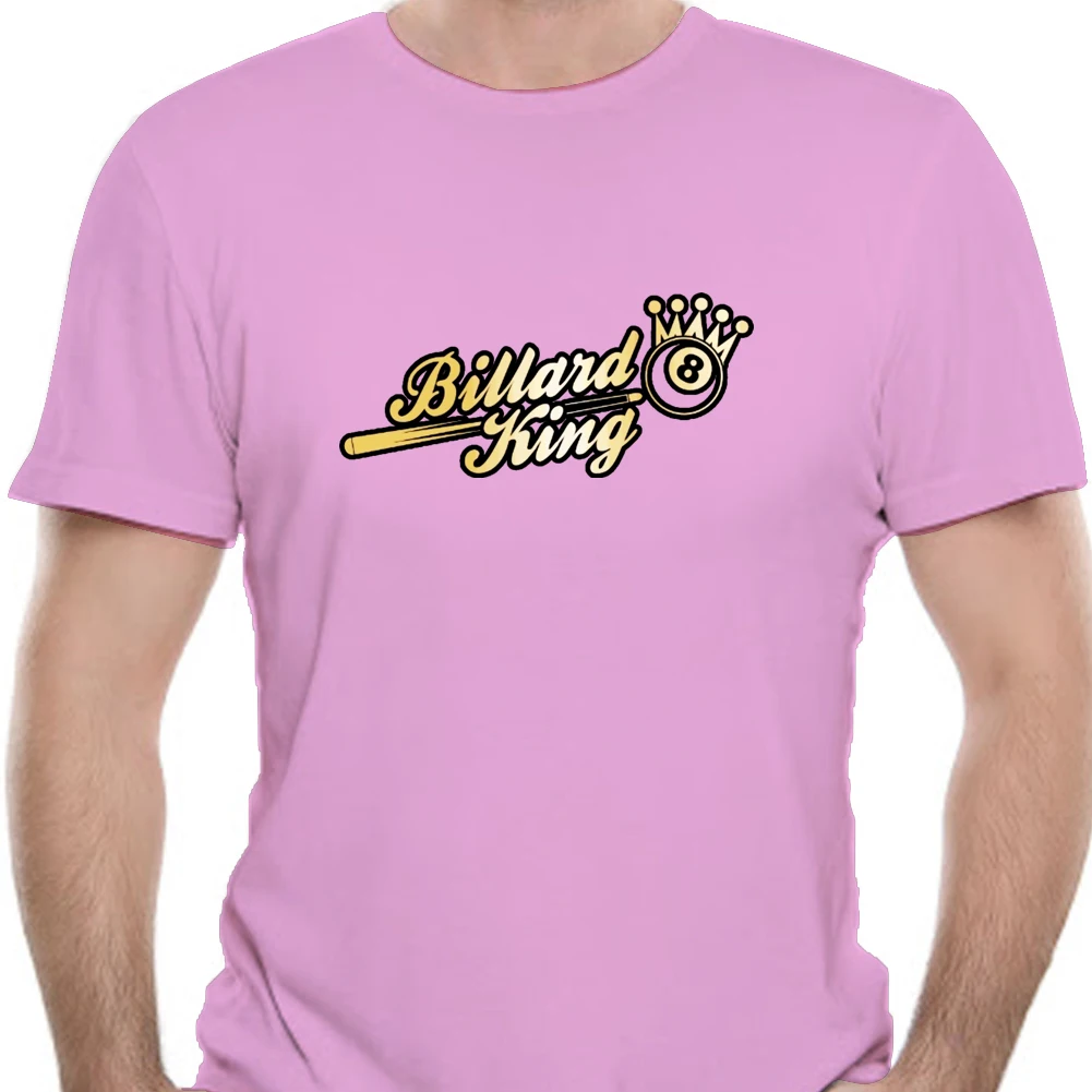 Брендовая мужская футболка с круглым принтом низкая цена бильярдный Кинг