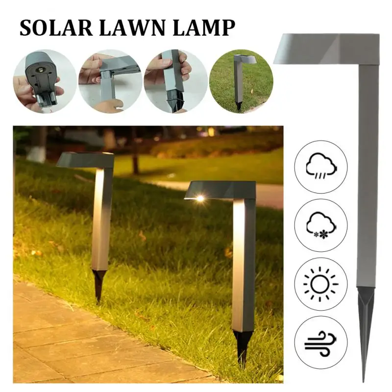 

Solar LED Lawn Light Outdoor Solar Lamps Waterproof Pathway Landscape Floor Lamp For Home Yard Driveway Lawn Garden Lighting