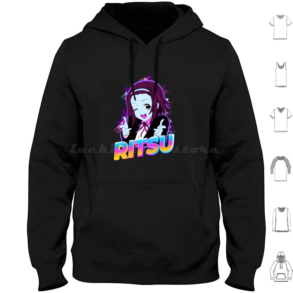 Ritsu Tainaka K On Hoodie Cotton Long Sleeve Htt Houkago Tea Once Upon A Time Mio Akiyama Yui Hirasawa