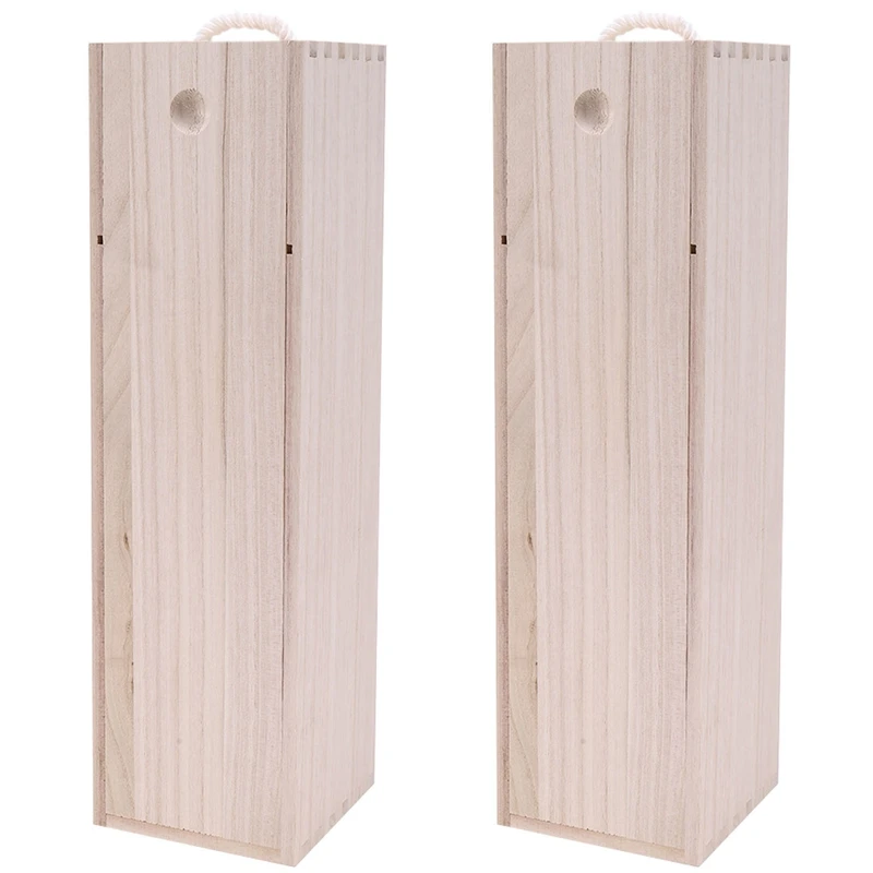 

2 шт., деревянная коробка для винных бутылок