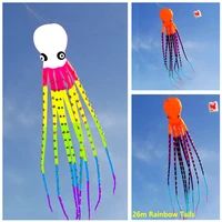free shipping 26m large octopus kite inflatable kite for adults buggy kitesurf board kite