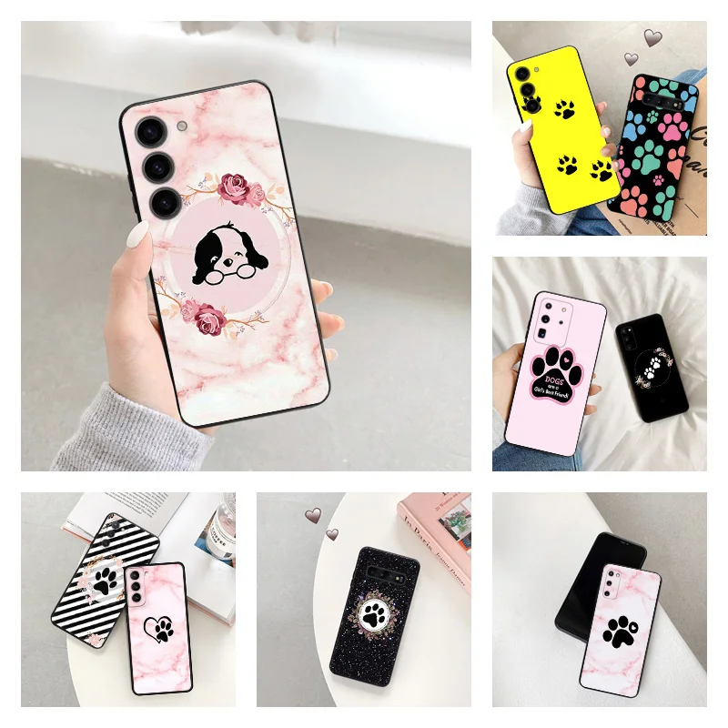 Чехол для телефона Samsung S24 Ultra S23 FE S22 S21 S20 S10 мягкий черный силиконовый чехол