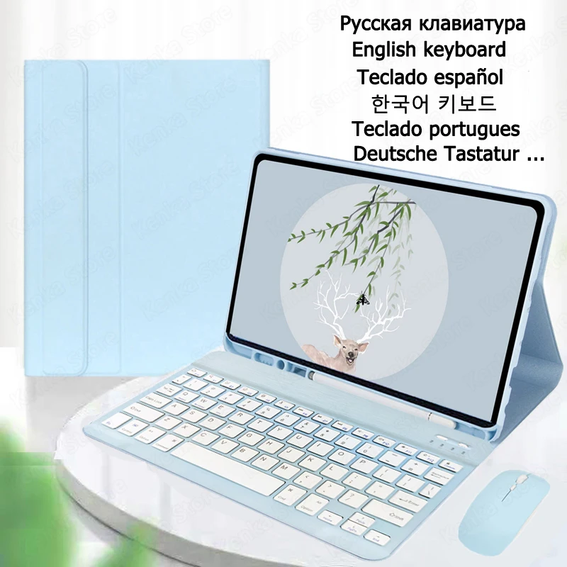 

Keyboard Case for Samsung Tab A7 Cover 10.4'' SM-T500 T505 for Samsung Galaxy Tab A7 Case 2020 Keyboard Cover Funda Teclado Capa