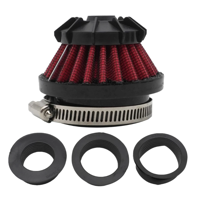 Впускной очиститель для мотоцикла, фильтр для внедорожного мотоцикла, квадроцикла, внедорожника, питбайка 4 в 1 35 42 48 50 мм воздухоочиститель R2LC