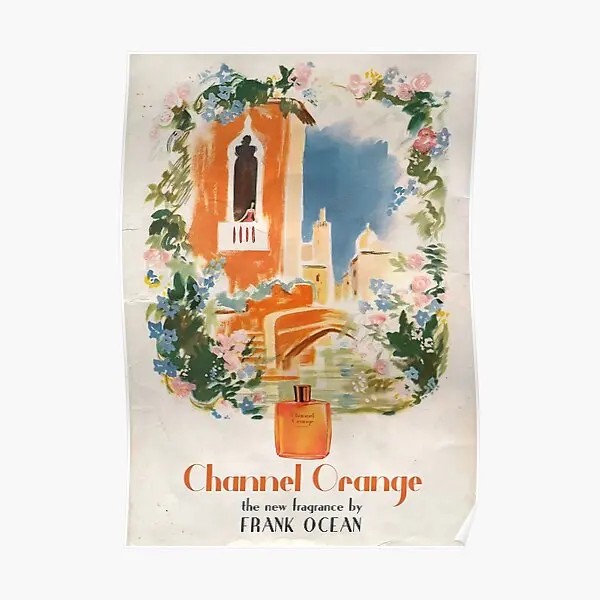 

Frank Orange Parfume Poster Vintage Funny Print Decor Picture Modern Wall Painting Room Decoration Mural Home Art No Frame