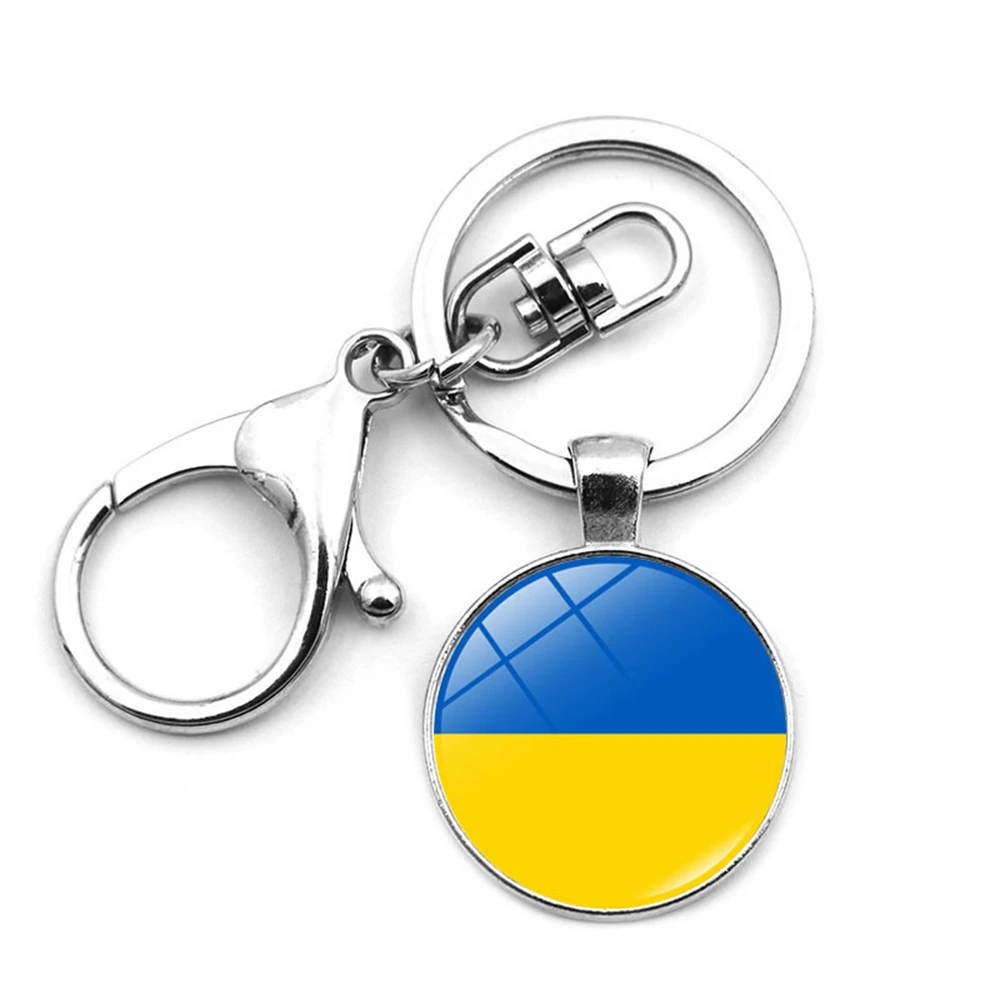 Разноцветные украинские кожаные Брелоки для ключей украинский Национальный
