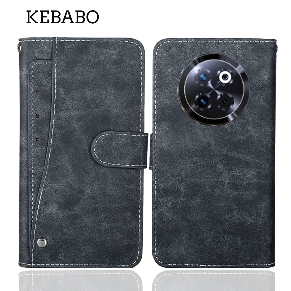 Модный кожаный кошелек для ZTE Axon 60 Ultra чехол 6 78 &quot роскошный с отделениями карт